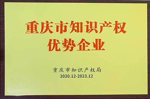 重慶市知識產權優勢企業